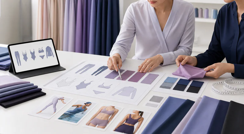 Application-based fabric advice for garments