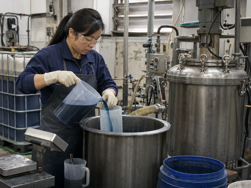 Dye batch preparation for fabric