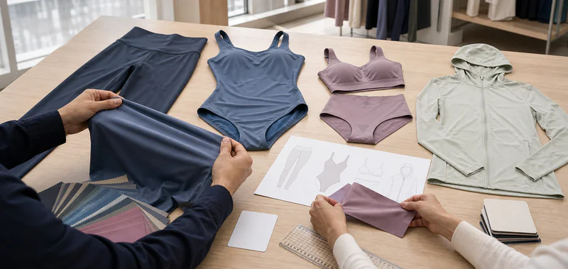 Confirming garment application for fabric development
