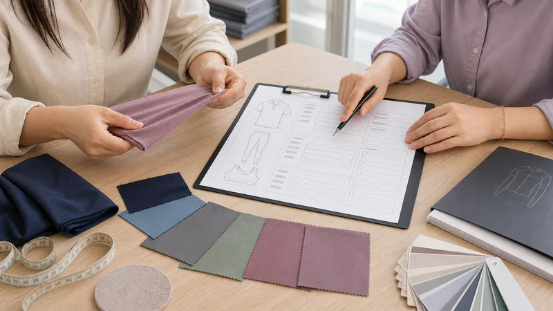 Confirming fabric requirements before production