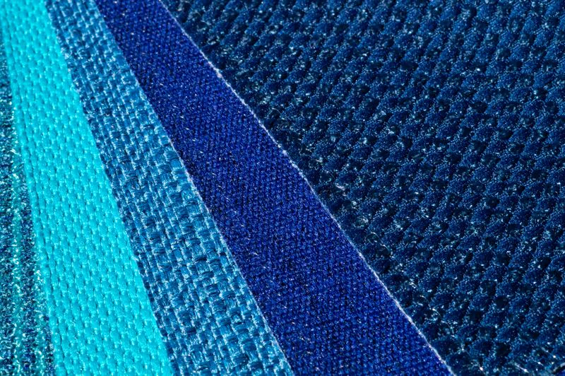 Breathable mesh-like polo fabric structure