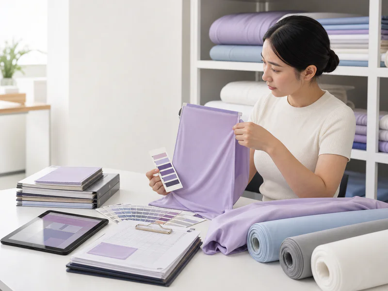 Repeat order fabric supply and records