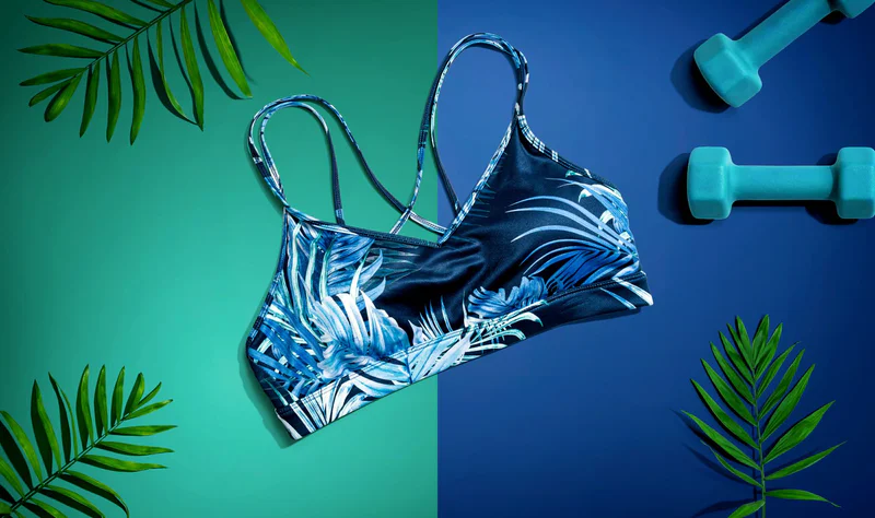 Underwear and sports bras needing soft skin touch and recovery