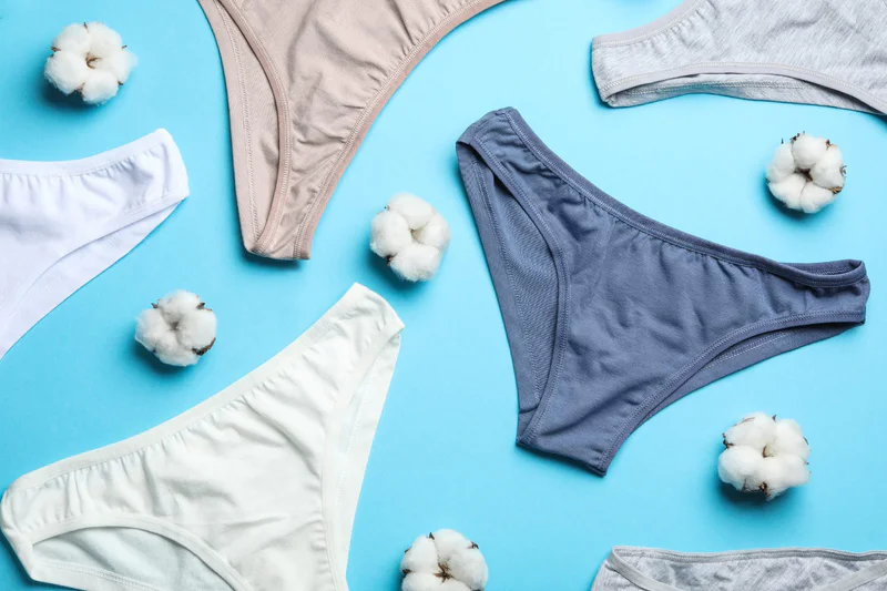 Underwear and sports bras needing skin comfort and stable recovery